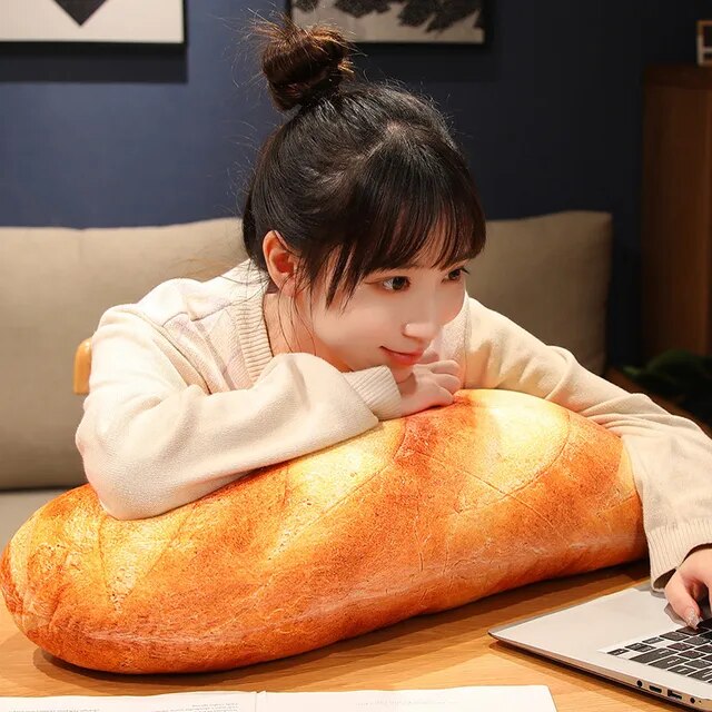 20/50/70CMS Realistic French Bread Pillow Premium Cuddle Plush Toy CP26